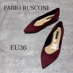 FABIO RUSCONI ファビオルスコーニ 本革 ヒール パンプス EU36