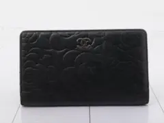 CHANEL シャネル カメリア バイカラー 長財布 シール有り１３番台
