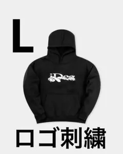 IDEASWAM 黒 パーカー IDEASWAM LOGO HOODIE (Black)