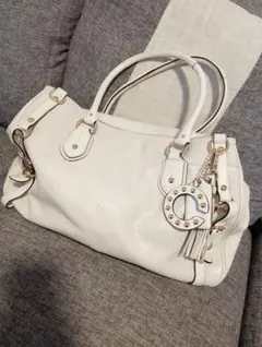 COACH トートバッグ/ショルダー／レザー パイソン生地