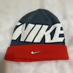 Nike ニット帽 グレー/レッド