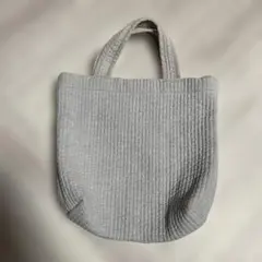 グレー ヌビバッグ　トートバッグ