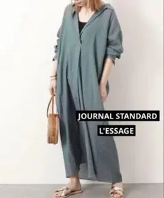 JOURNAL STANDARD L’essage ストライプ　シャツワンピースのサムネイル