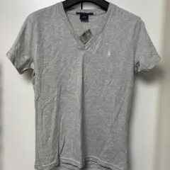 RALPH LAUREN Vネック Tシャツ グレー Sのサムネイル