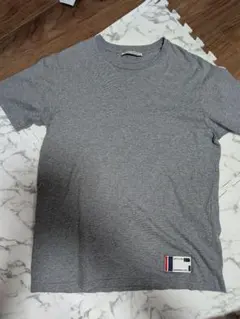 美品 モンクレール 襟 刺繍 Tシャツ グレー M ワッペン 4S324 - メルカリ