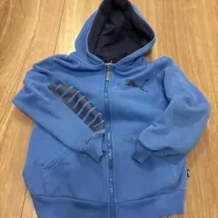 PUMA フード付き パーカー 120青