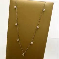 美品】ダイヤモンドネックレス オレフィーチェ『ステーション ヌード