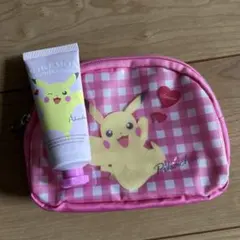 ポケモン ピカチュウ ハンドクリーム ポーチ　セット