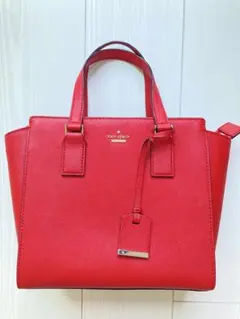 値下げ！ケイトスペード　2way ショルダーバッグ レッド