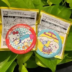 ちいかわ サンリオキャラクター 缶バッジ 2個セット