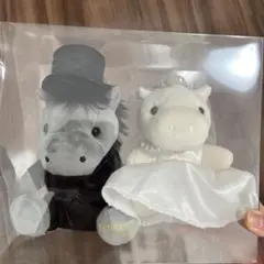 大幅お値下げ中！【ウェディング】馬のカップルぬいぐるみ