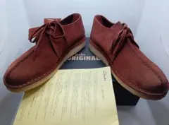 新品クラークスデザートトレックUK71/2ブラウン