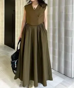 AMERI 3WAY OMBRE CHECK FLARE DRESS Sサイズ - メルカリ