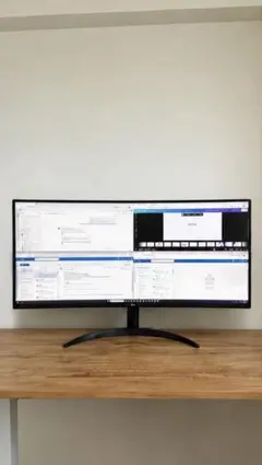 LG 34型 曲面ウルトラワイド WQHD 160Hz 美品のサムネイル