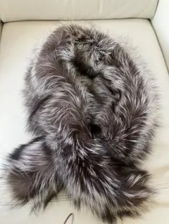 メ4629 シルバーフォックス　成人式ファー ショール