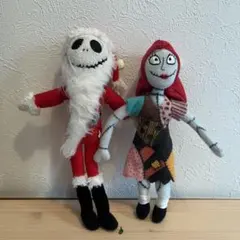 ディズニー ナイトメア・ビフォア・クリスマス サリー ジャック ぬいぐるみバッジ