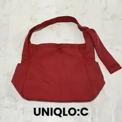 UNIQLO:C ユニクロC ソフトパフィーショルダーバッグ レッド