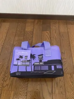 Trader Joe's ミニクーラーバッグ 紫 パープル 新品