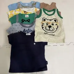 保育園着　まとめ売り　7枚セット　男の子服　トップス　Tシャツ　タンクトップ