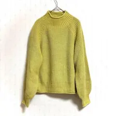 【COLZA】ニット セーター イエロー S 春カラーのサムネイル