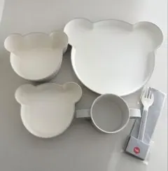 tak クマ型 子ども用食器セット