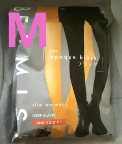 【新品未使用】ベルミス　着圧起毛タイツ　ブラック　M