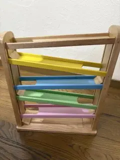 木製カラフルスロープ知育玩具