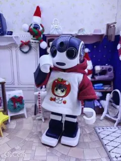 ☆【ロボホン用】　ぱきりんごパーカー（赤）☆