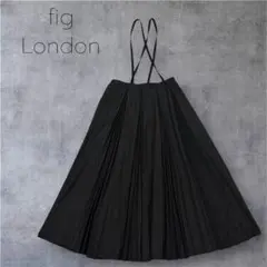 美品fig London フィグロンドン サスペンダー付きプリーツスカートのサムネイル
