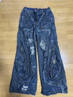 【PERSONSOUL】 Alian Dirty Denim Jeans 正規品