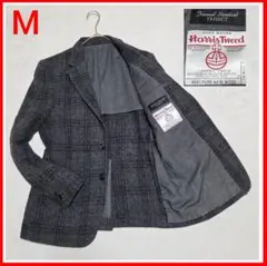 定価1.7万 美品Journal Standard TRISECT別注Harris Tweedウール ベストLグレーチェック柄ハリス ツイード限定コラボJSトライセクト ジレ
