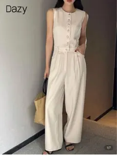 SHEIN ジャンプスーツ（アイボリー）のサムネイル