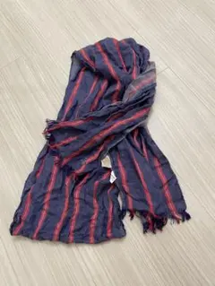 vivienne westwood ストール　ボーダー　ネイビー　赤