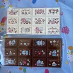 ちょこぶろっくしーる　サンリオキャラクターズ　キキララ　ハンギョドン