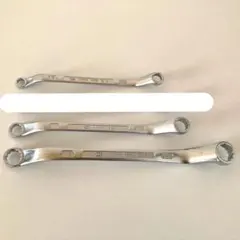 【美品】KTC メガネレンチ 3本セット 8-17mm