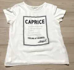 CAPRICE ロゴプリント 半袖カットソー ホワイトのサムネイル