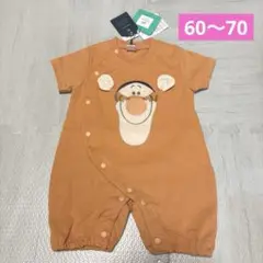 新品　バースデイ　ディズニー　コトリ　プーさん　ティガー　ロンパース
