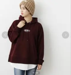 RODEO CROWNS フェイクレイヤードパーカー