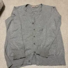 グレー制服カーディガン
