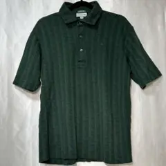 LACOSTE ラコステ ポロシャツ 幾何学 総柄 グリーン M PH230LJ