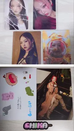 HANA CHIKA まとめ売り トレカ ステッカー