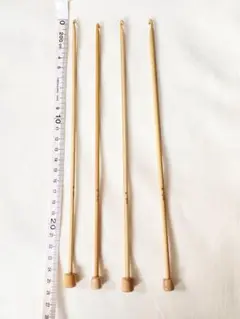 ハマナカ アミアミ 玉付アフガン針 25cm 5号 6号 7号8号 4本セット