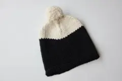 カラコラムアクセサリーズ　アルパカ混　ニット　帽子　ニットキャップ