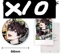 佐伯イッテツ誕生日グッズ2024 缶バッジ&チェキ風カード