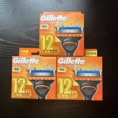 Gillette フュージョン5+1 電動 替刃 12個入 4箱セット - メルカリ