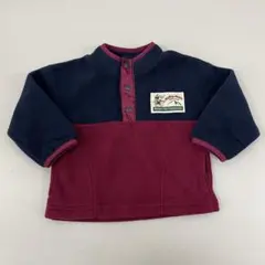 未使用 ミッキー ベビー服 フリース プルオーバー 90 子供服 アウター