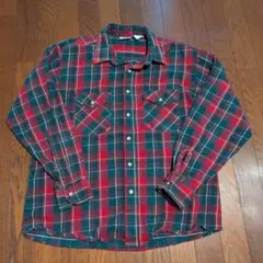 レ*ー様 ​【希少】USA製 ファイブブラザー ヘビーネルシャツ L