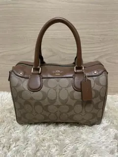 タイムセール中極美品COACH 2way ショルダーバッグpvcミニベネット