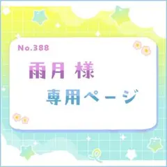雨月様 専用ページ