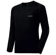 mont-bell スーパーメリノウール M.W. ラウンドネックシャツ